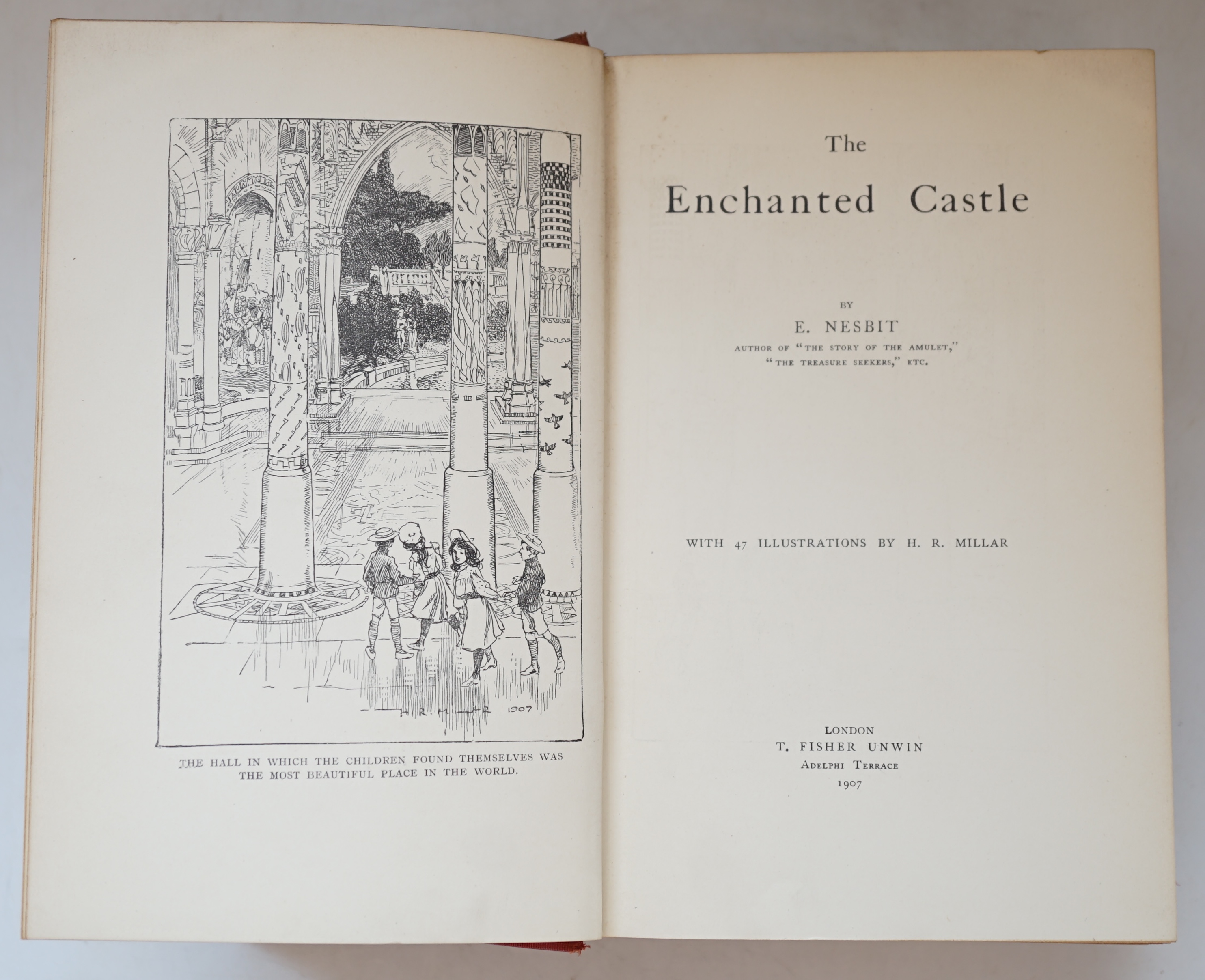 Doyle, Sir Arthur Conan -The Exploits of Brigadier Gerald, 1st edition, 8vo, red cloth gilt, with 24 illustrations by W.B. Wollen, bookplate to paste down, ink presentation inscription to front fly-leaf, George Newes, Lo